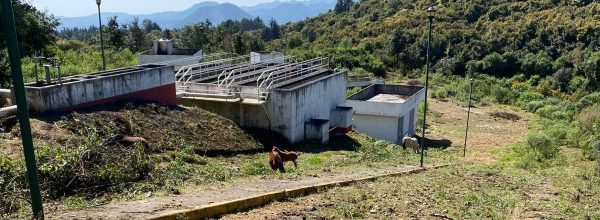 CAPASU realiza limpieza en la planta tratadora de Capácuaro